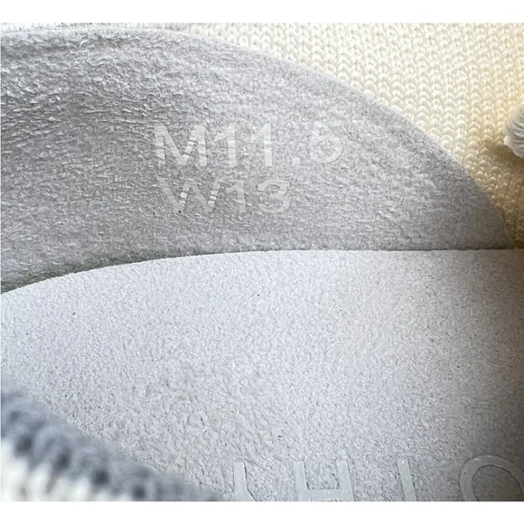 Rothy's Mens The RS02 Knit Unisex Sneakers Bone Size 11.5M/13 Wmns Mew W/O Box - Picture 12 of 16